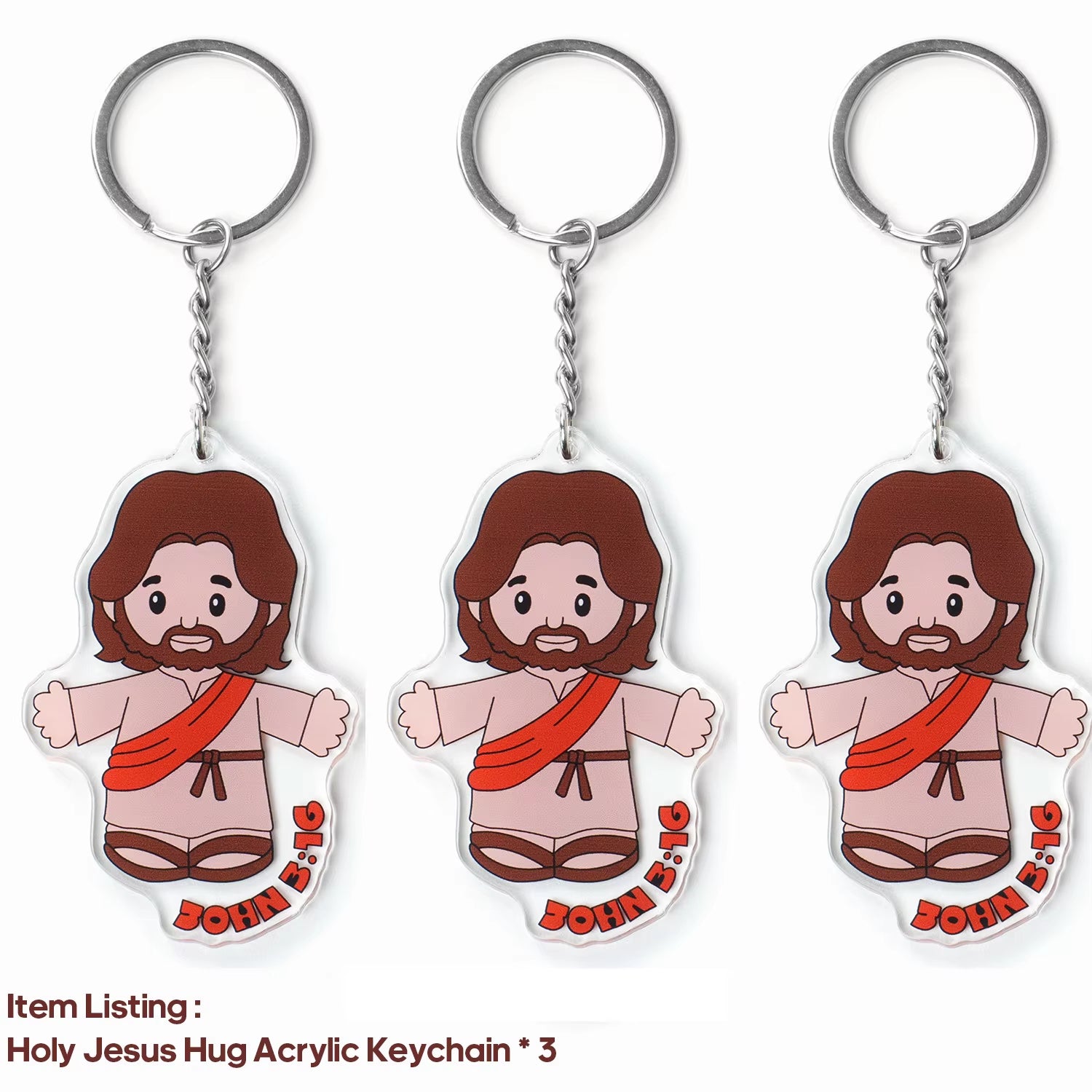 25Cm/50Cm Cartoon Jesus Pillow Stuffed Toy Bedside Sofa Cushion Christmas Gift Soft Plush Doll with Bible Pillow for Children