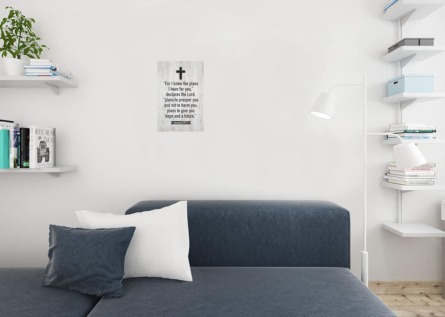 The Lord Has Plans for You Jeremiah 29 11 Bible Quote Spiritual Decor Motivational Poster Bible Verse Christian Wall Decor Inspirational Art Scripture Decor Cool Wall Art Print Poster 12X18