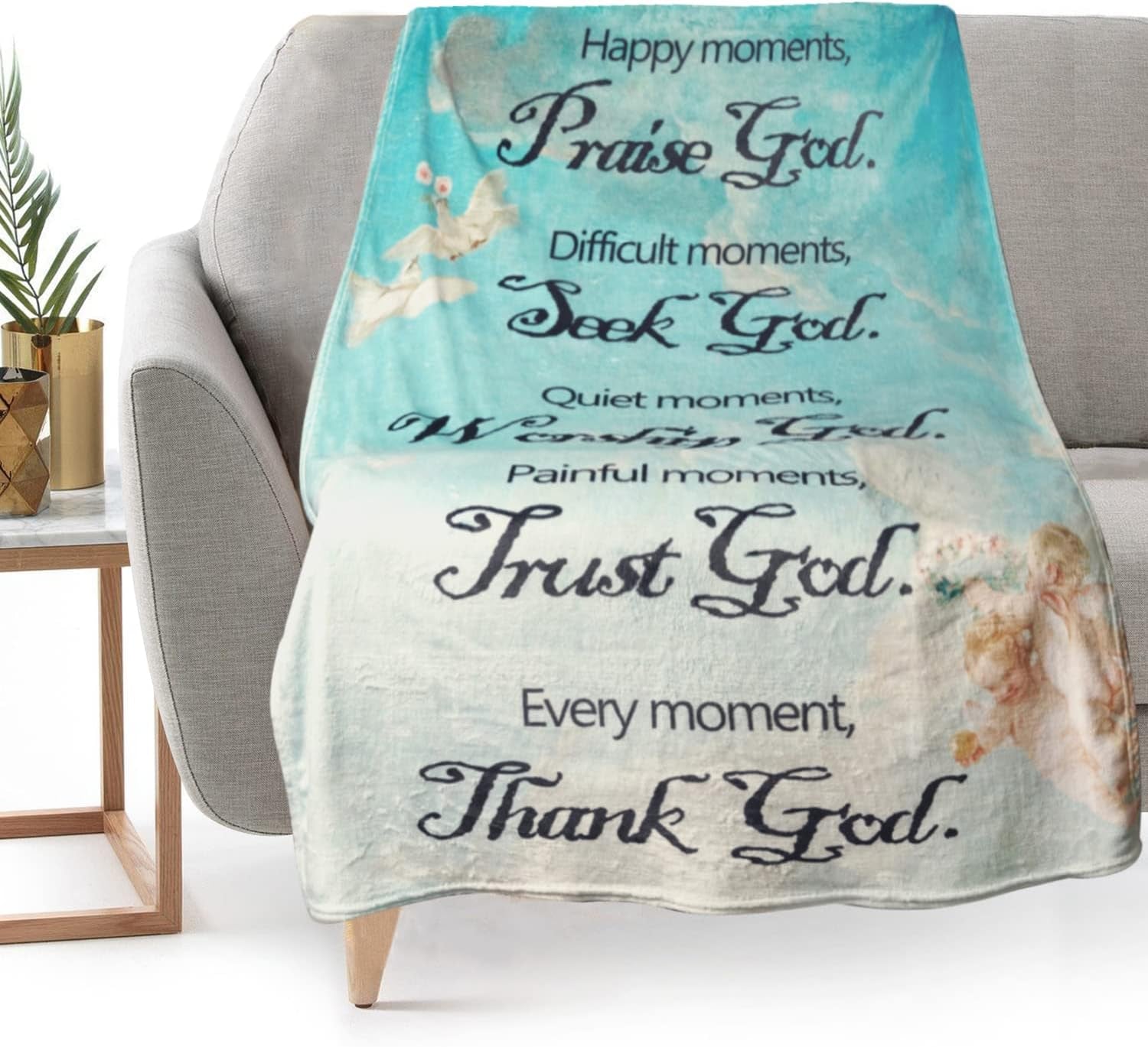 Christian Scripture Blanket