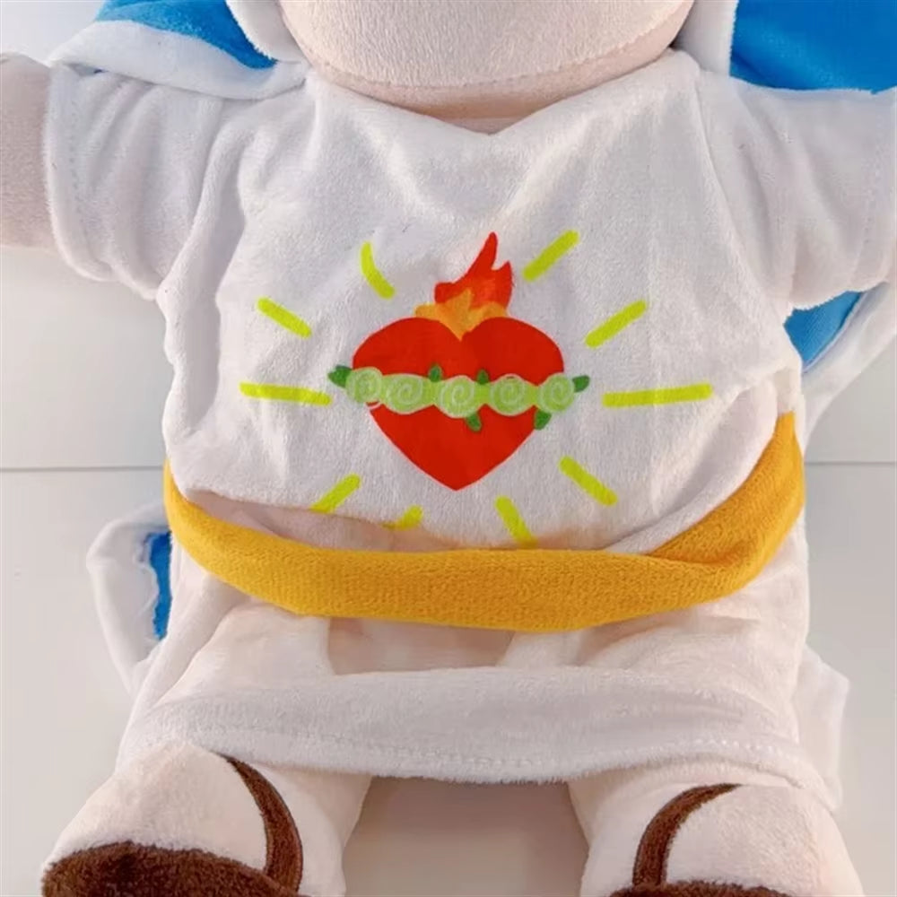 Children Soothing Jesus Plush Toy Breathing Jesus Comforting Stuffed Doll Snuggle Anxiety Relief Calming Rhythm Christmas Gifts